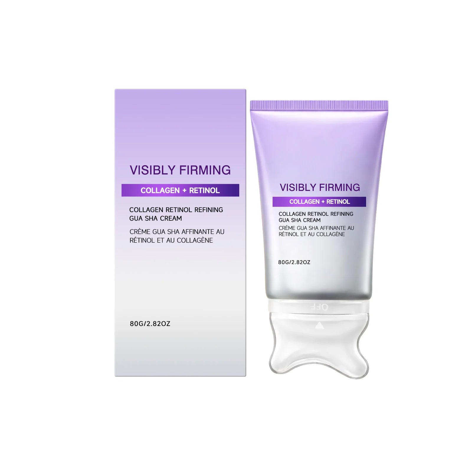 Vellure Sculpt and Firm tube and box on white